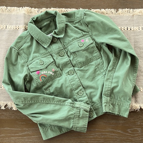 Girls Jean Style Jacket - Picture 1 of 4